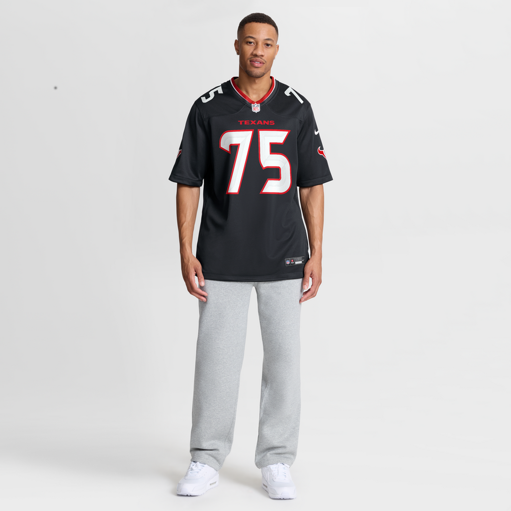 Houston Texans Wyatt Teller Nike Navy Game Jersey
