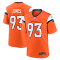 Denver Broncos D.J. Jones Nike Orange Game Jersey