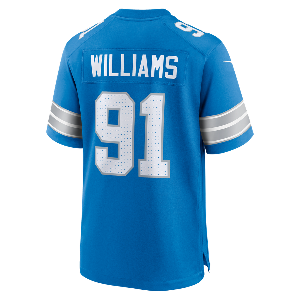Detroit Lions Tyleik Williams Nike Blue Game Jersey