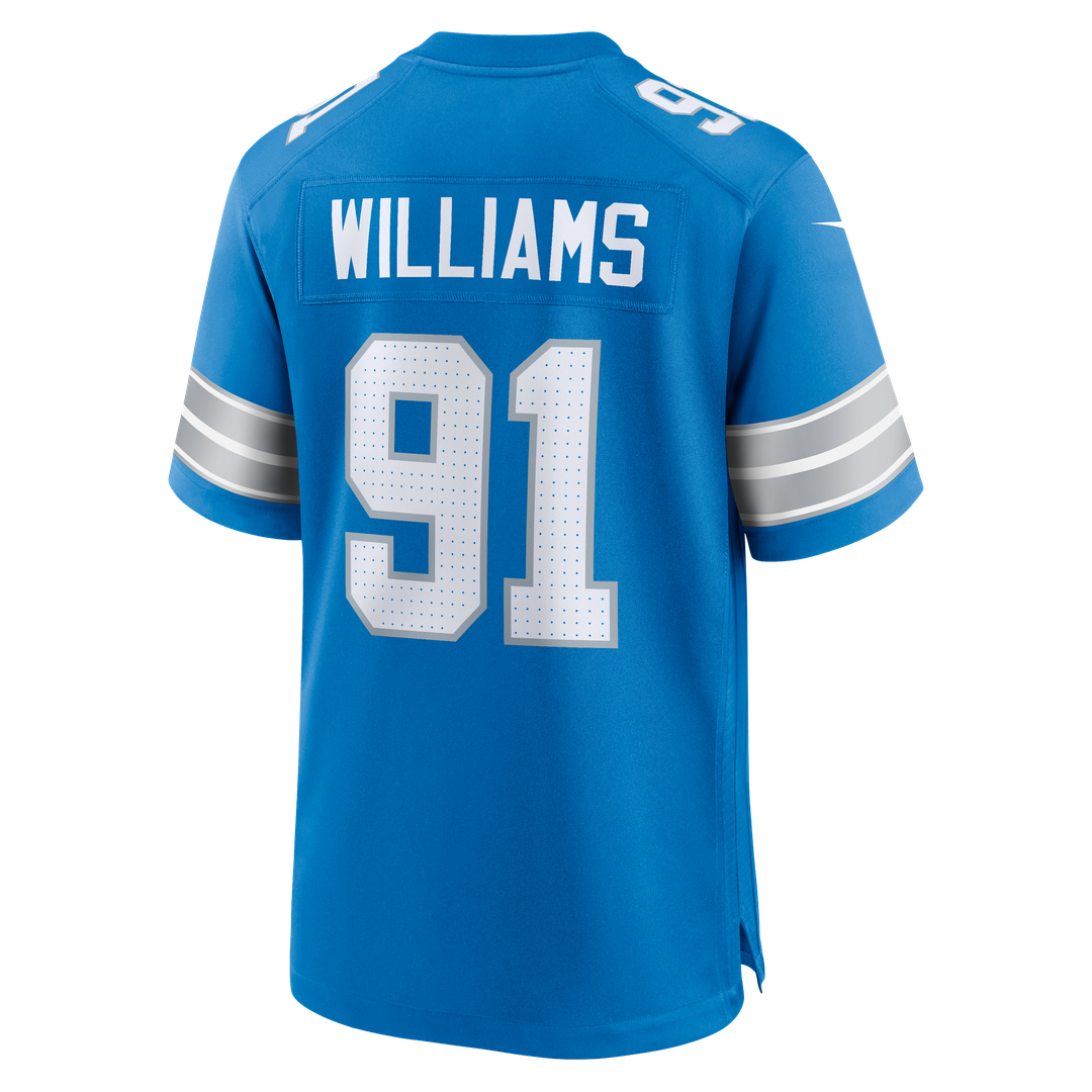 Detroit Lions Tyleik Williams Nike Blue Game Jersey