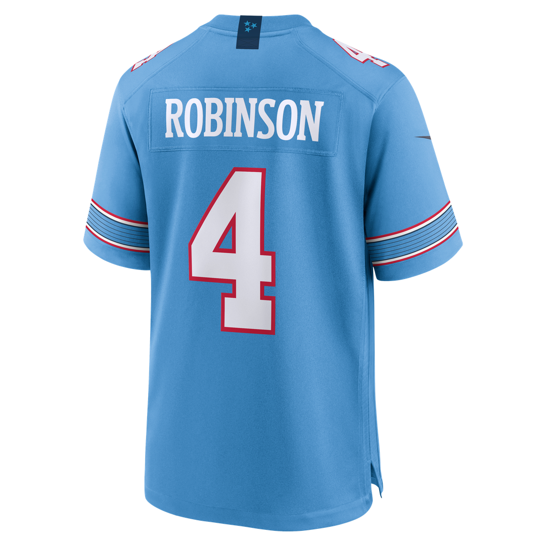 Tennessee Titans Wan'Dale Robinson Nike Light Blue Game Jersey