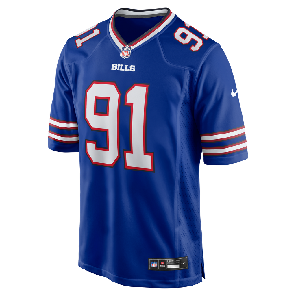Buffalo Bills Ed Oliver Nike Royal Team Game Jersey