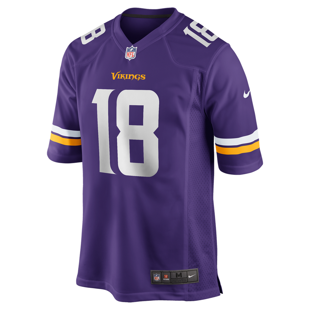 Minnesota Vikings Justin Jefferson Nike Purple Game Jersey
