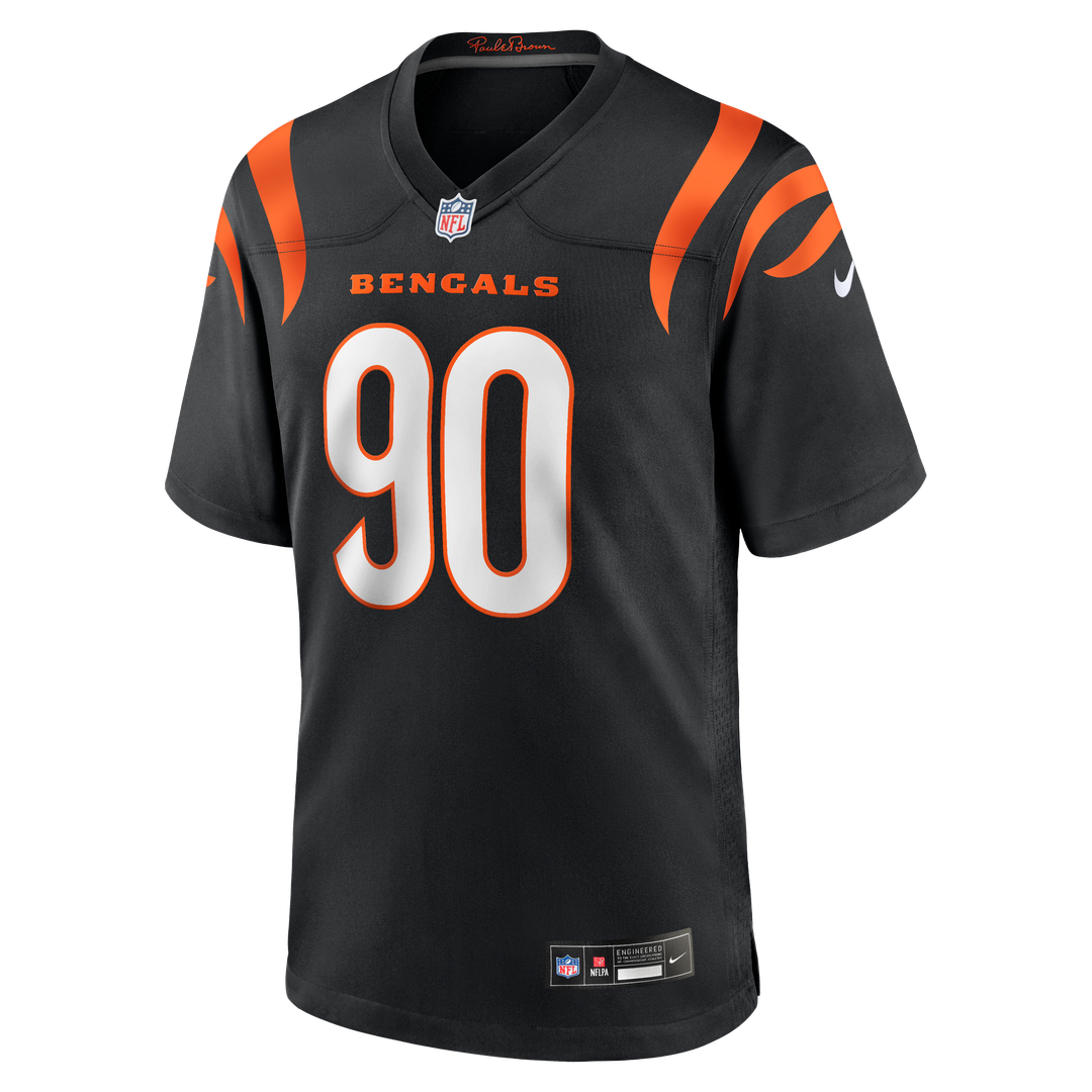 Cincinnati Bengals Owen Carney Nike Black Home Game Jersey