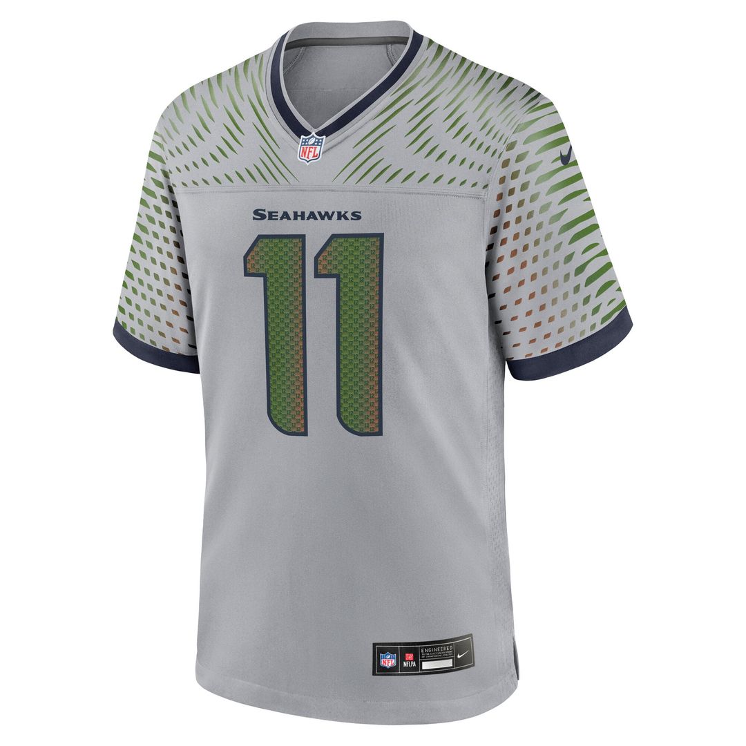 Seattle Seahawks Jaxon Smith - Njigba Nike Gray Rivalries Collection Game Jersey