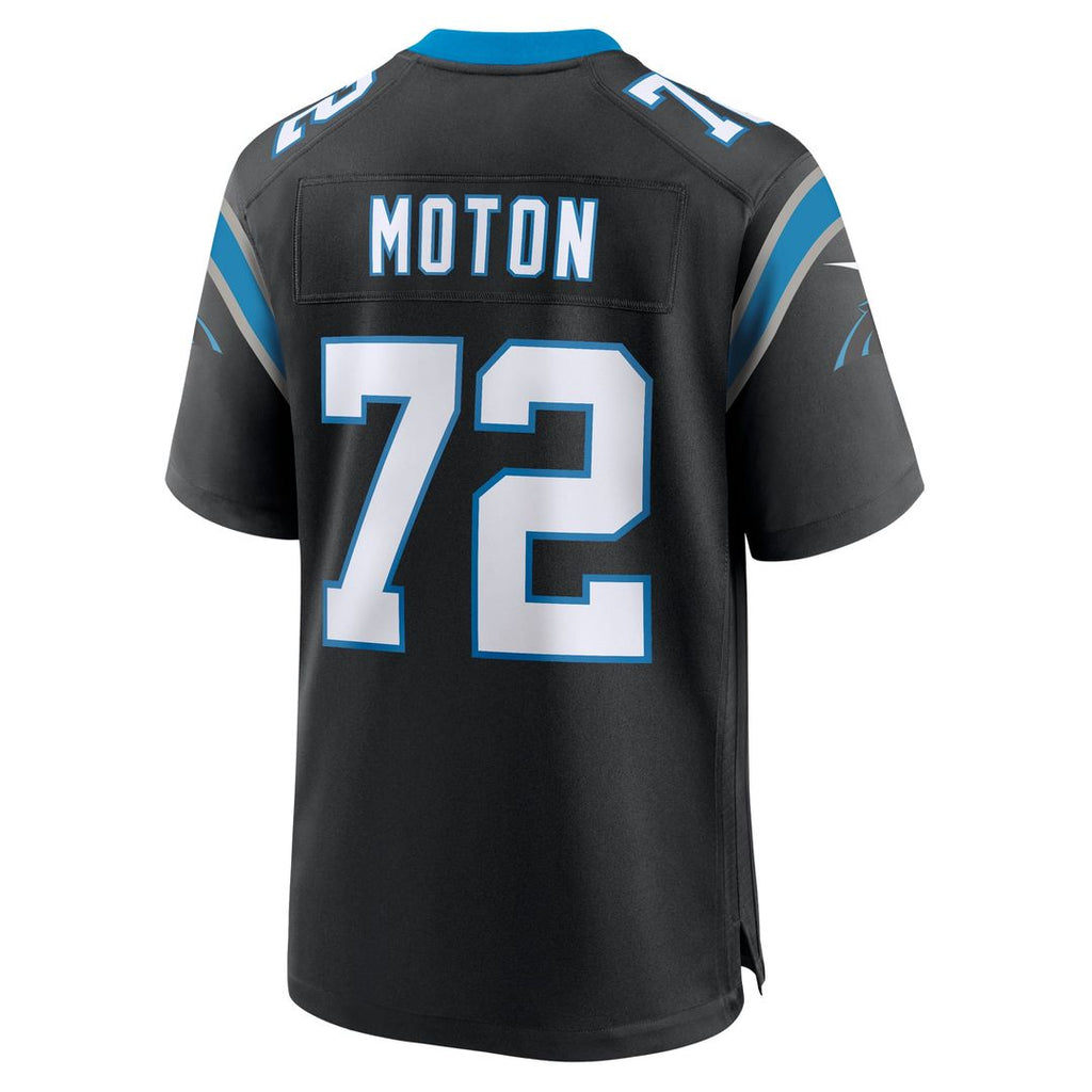 Carolina Panthers Taylor Moton Nike Black Game Jersey
