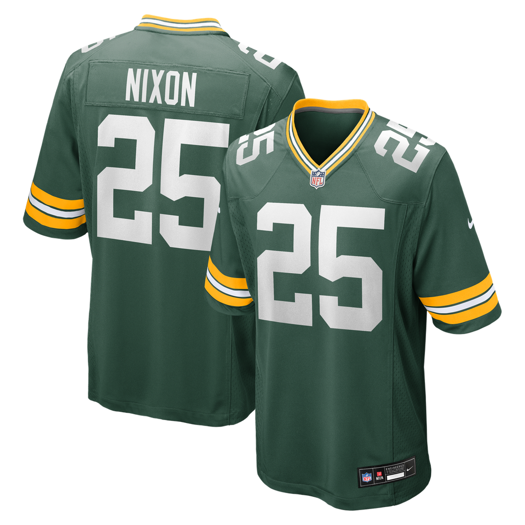 Green Bay Packers Keisean Nixon Nike Green Game Jersey