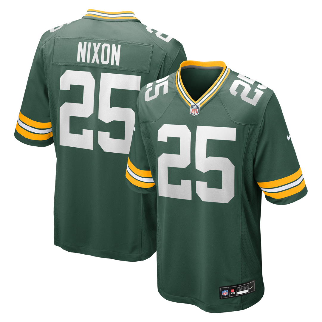 Green Bay Packers Keisean Nixon Nike Green Game Jersey