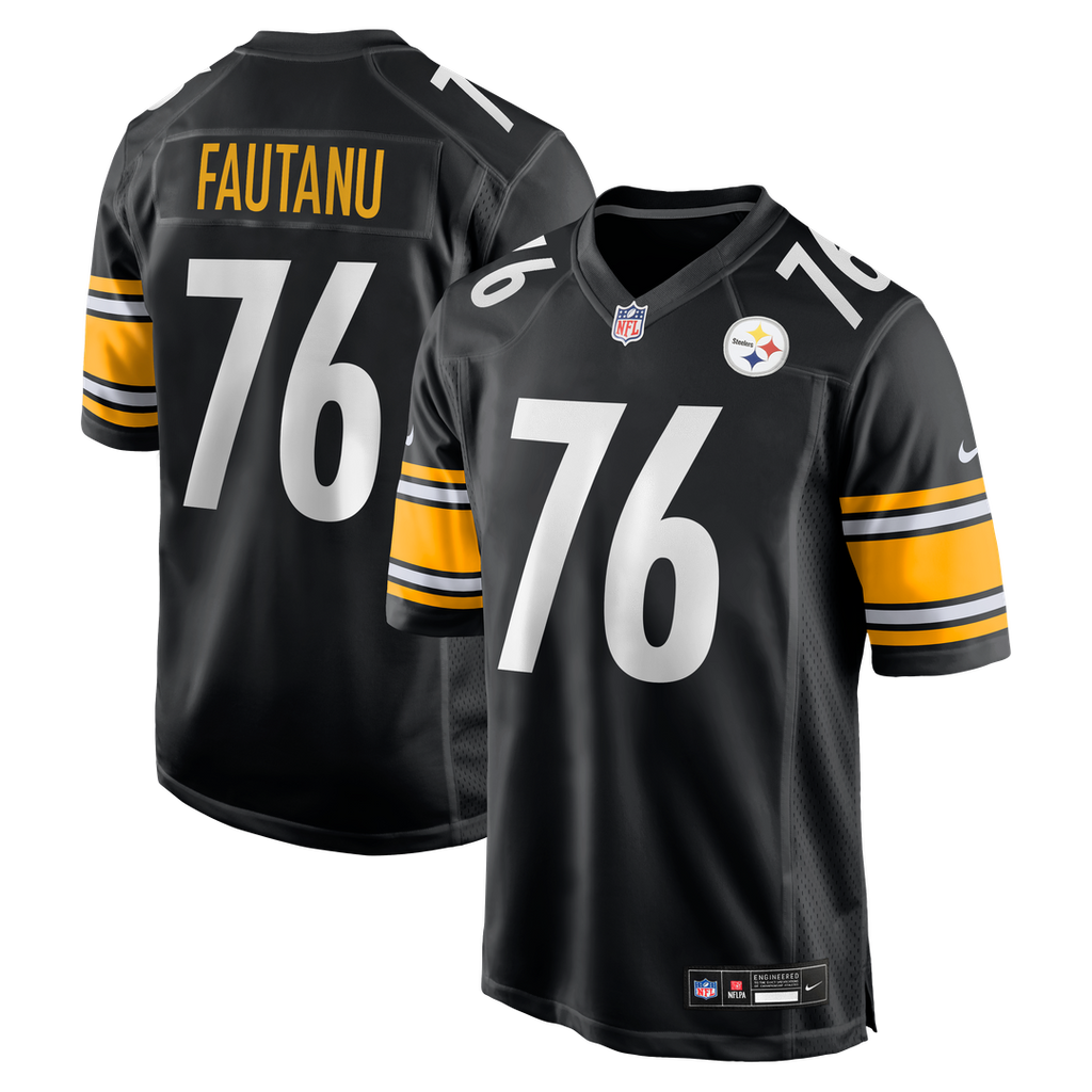 Pittsburgh Steelers Troy Fautanu Nike Black Game Jersey