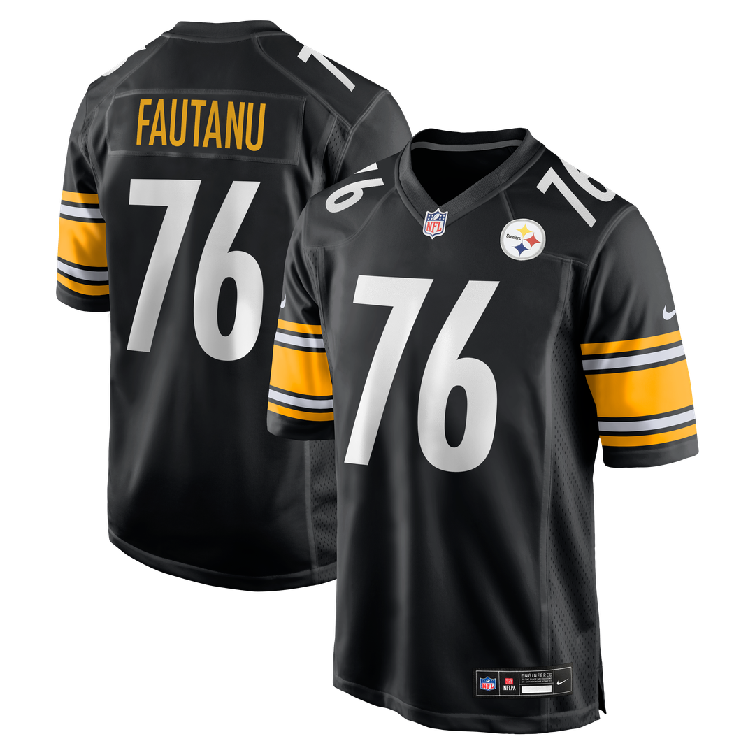 Pittsburgh Steelers Troy Fautanu Nike Black Game Jersey