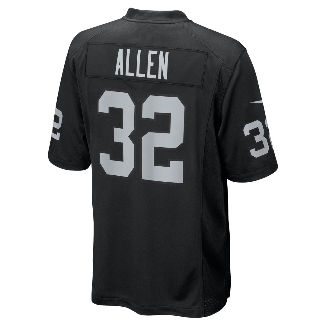 Las Vegas Raiders Marcus Allen Nike Black Retired Player Game Jersey