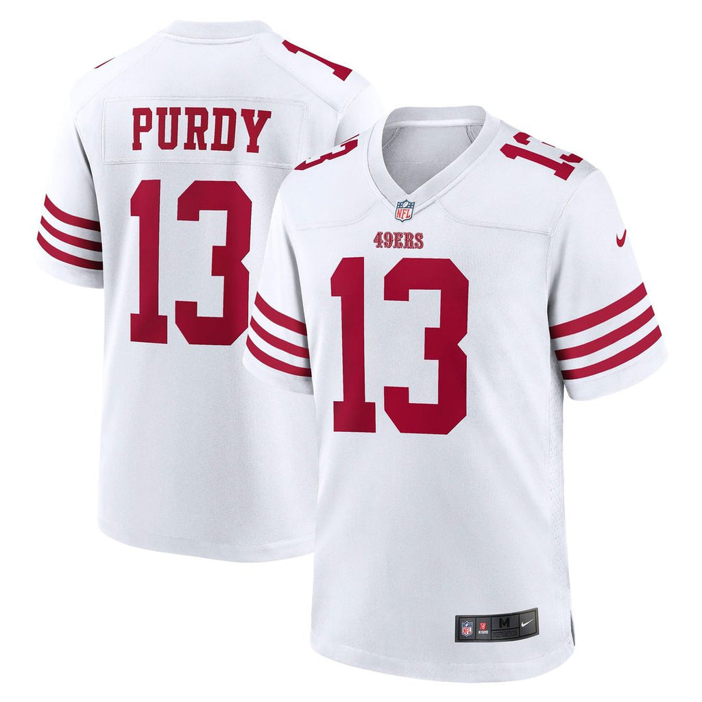 San Francisco 49ers Brock Purdy Nike White Game Jersey