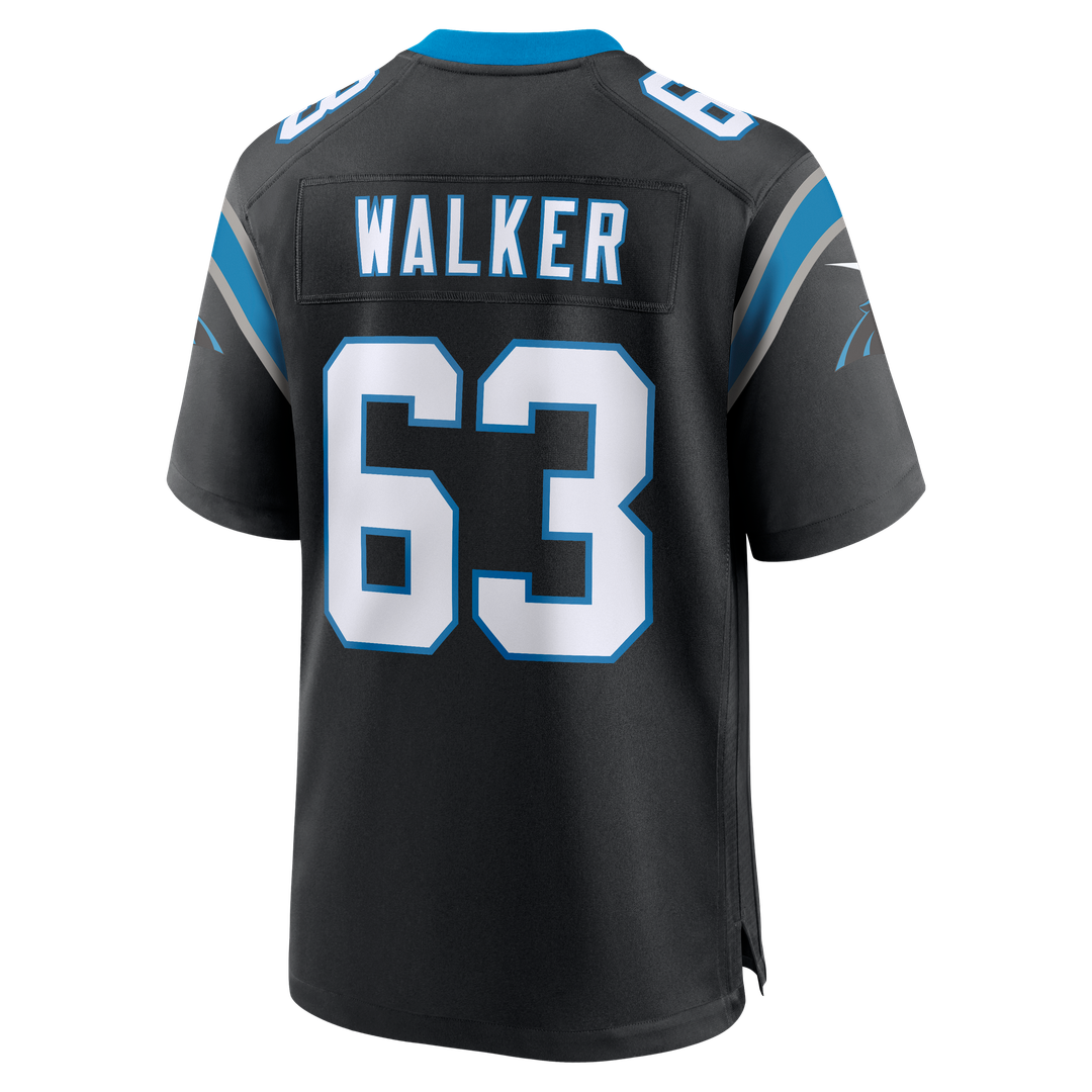 Carolina Panthers Rasheed Walker Nike Black Game Jersey
