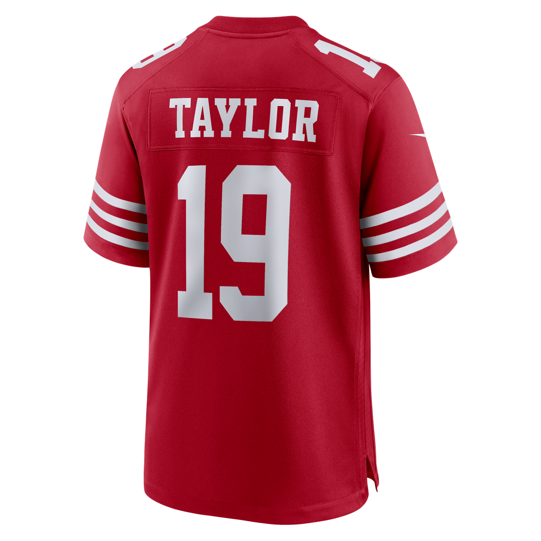 San Francisco 49ers Trent Taylor Nike Scarlet Game Jersey