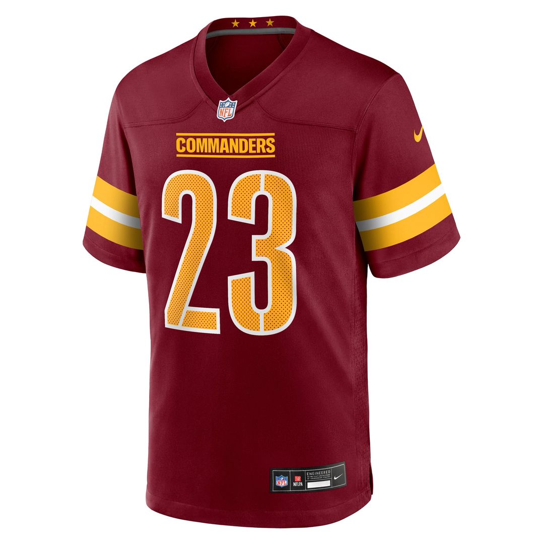 Washington Commanders Trey Amos Nike Burgundy Game Jersey
