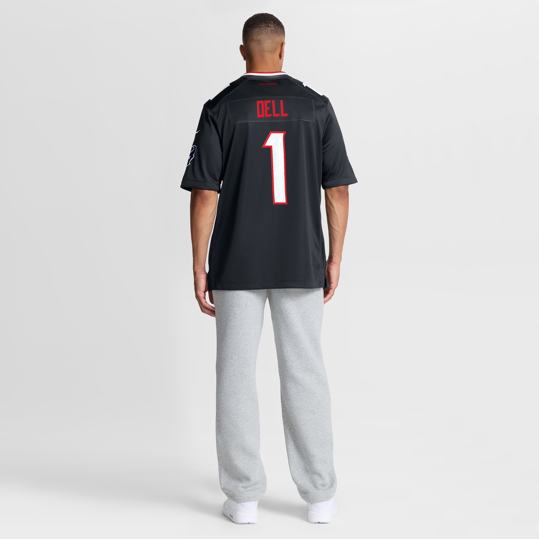 Houston Texans Tank Dell Nike Navy Game Jersey