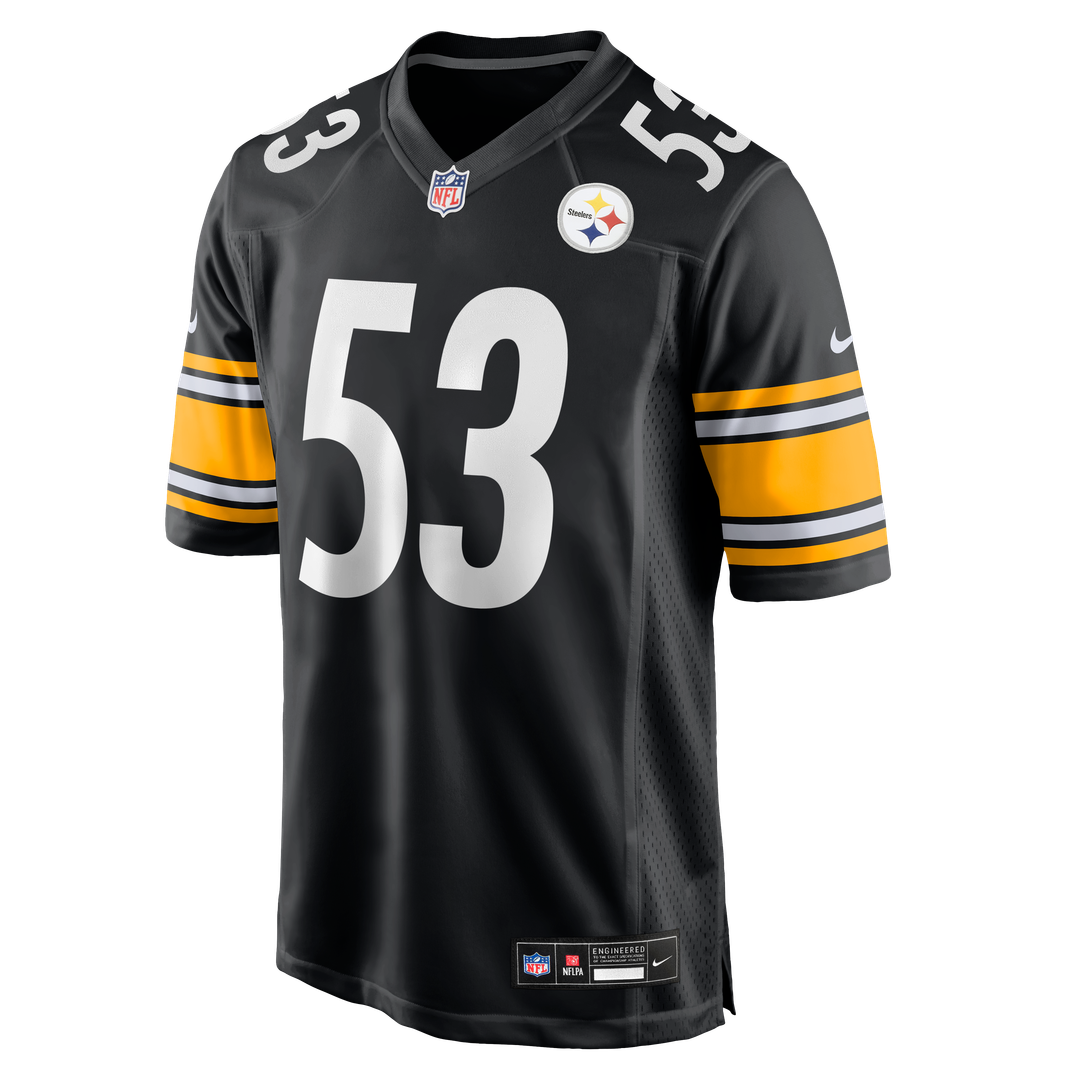 Pittsburgh Steelers JaWhaun Bentley Nike Black Game Jersey