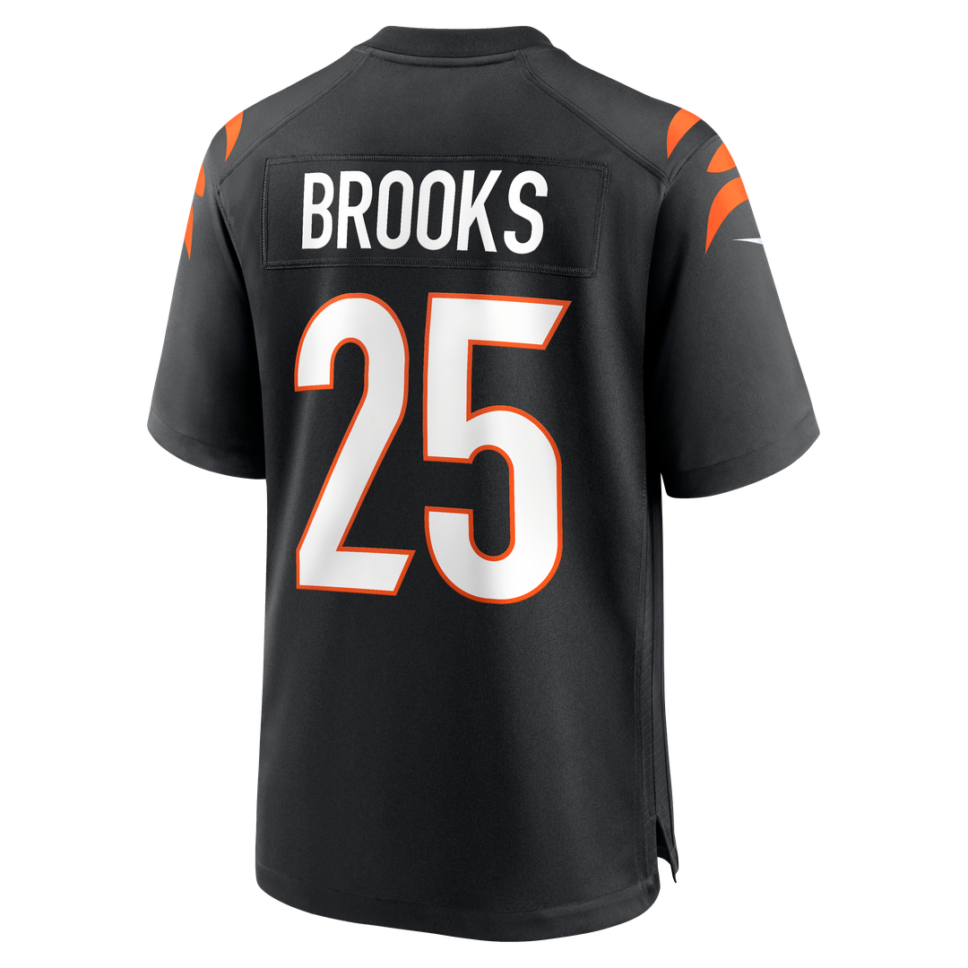 Cincinnati Bengals Tahj Brooks Nike Black Game Jersey