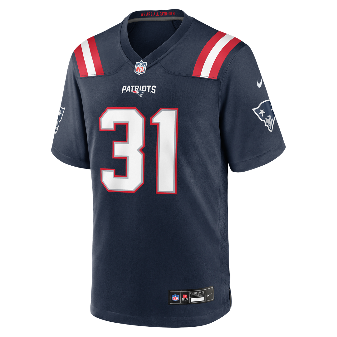 New England Patriots Kevin Byard III Nike Navy Game Jersey