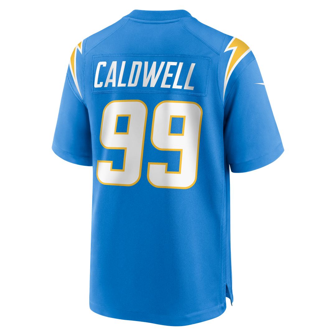 Los Angeles Chargers Jamaree Caldwell Nike Powder Blue Game Jersey