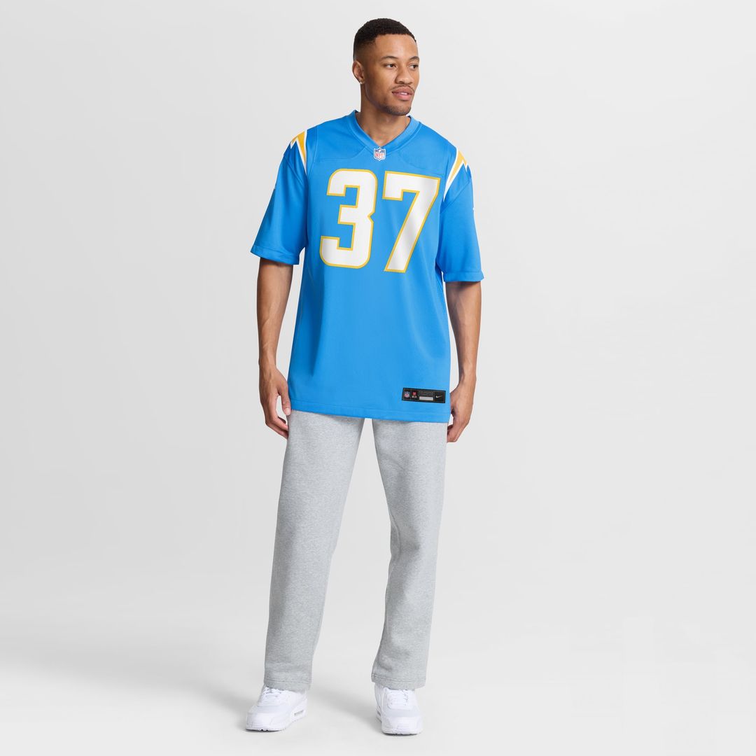 Los Angeles Chargers Isas Waxter Nike Powder Blue Game Jersey