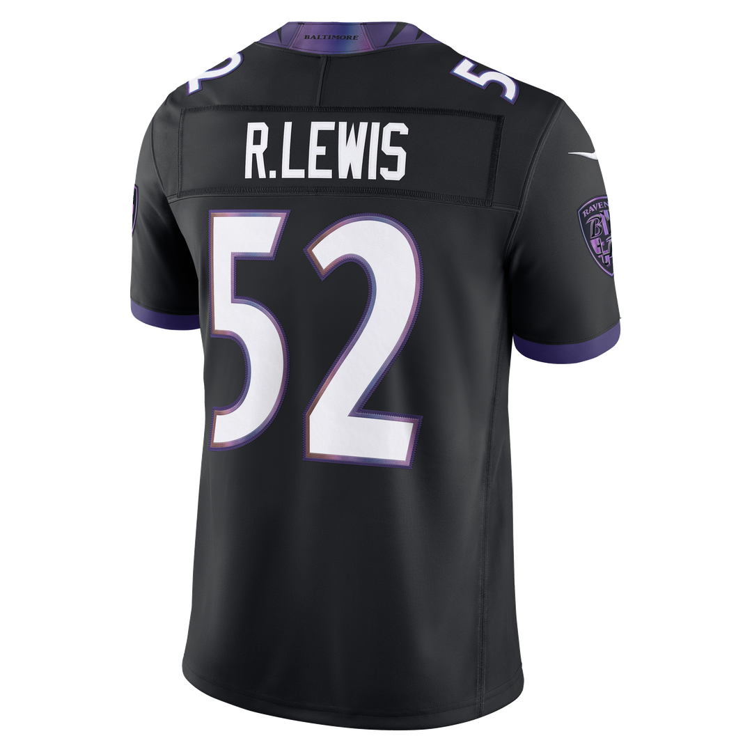 Baltimore Ravens Ray Lewis Nike Black Alternate Vapor FUSE Stitched Retired Player Limited Jersey