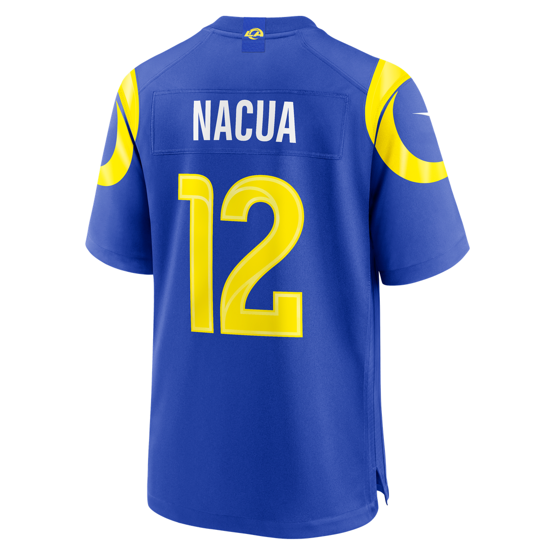 Los Angeles Rams Puka Nacua Nike White White Game Jersey