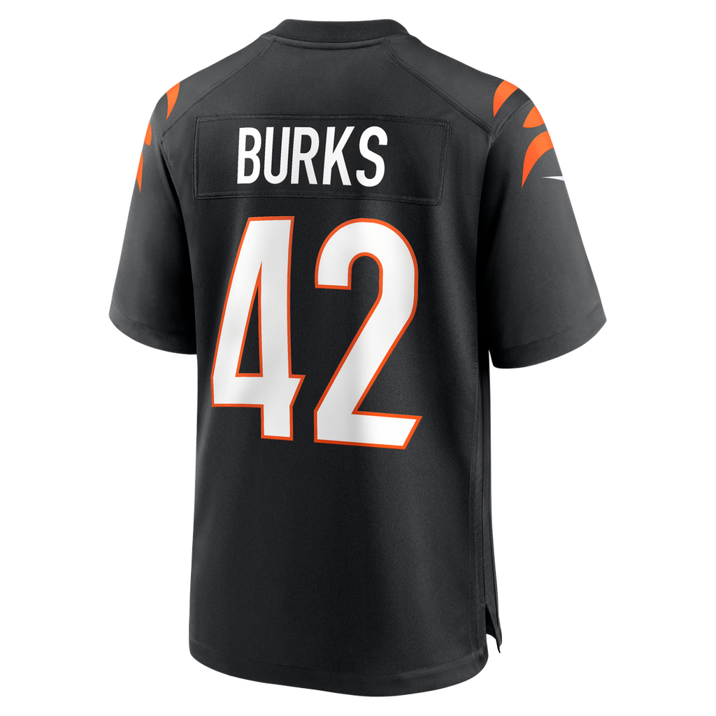 Cincinnati Bengals Oren Burks Nike Black Game Jersey