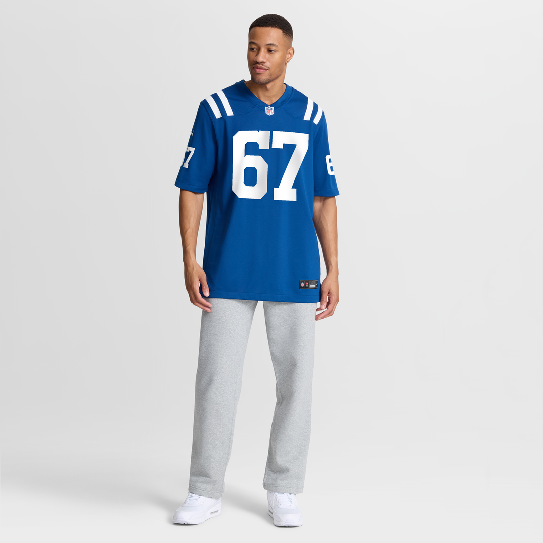 Indianapolis Colts Luke Tenuta Nike Royal Game Jersey
