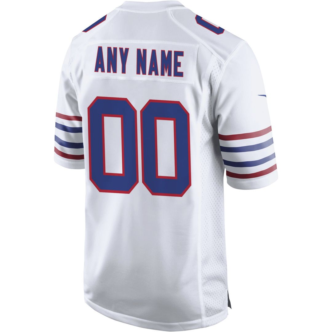 Buffalo Bills Nike White Alternate Custom Jersey
