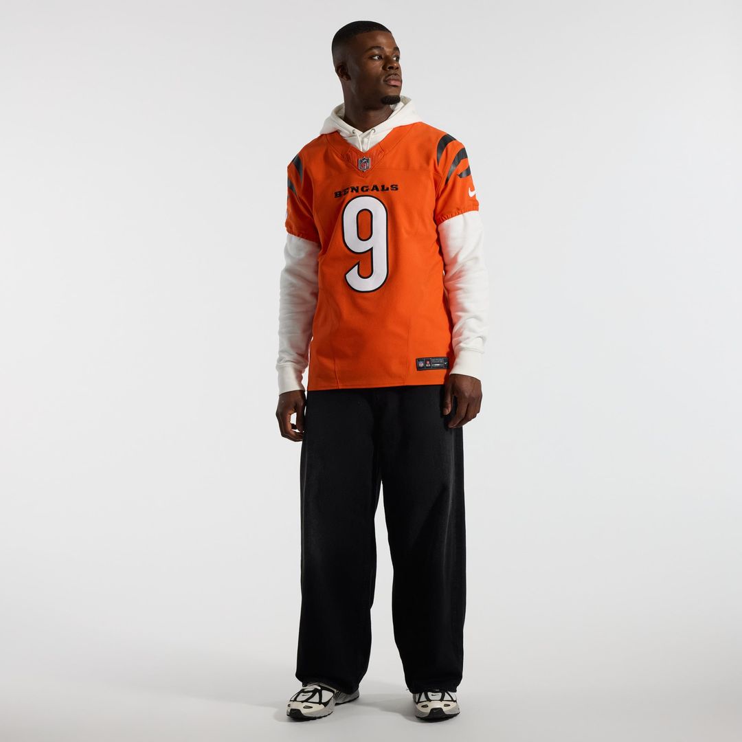 Cincinnati Bengals Joe Burrow Nike Orange Team Vapor FUSE Elite Jersey