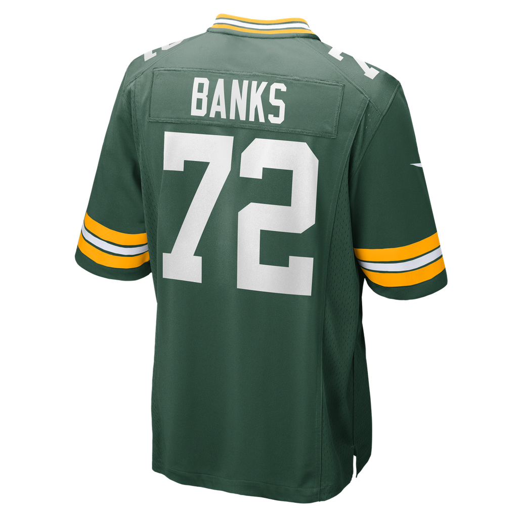 Green Bay Packers Brant Banks Nike Green Game Jersey