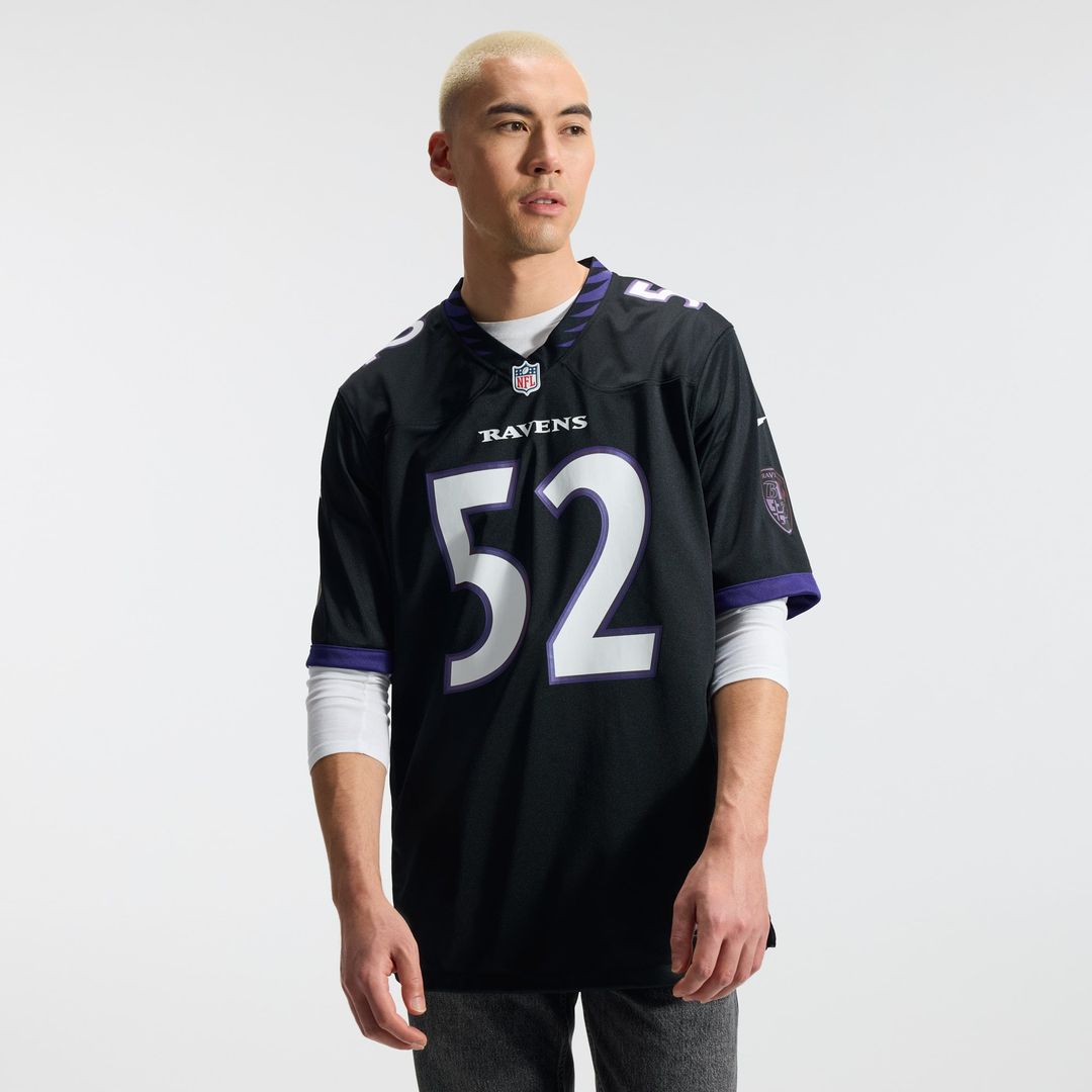 Baltimore Ravens Ray Lewis Nike Black Alternate Retired Game Jersey