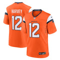 Denver Broncos RJ Harvey Nike Orange Game Jersey
