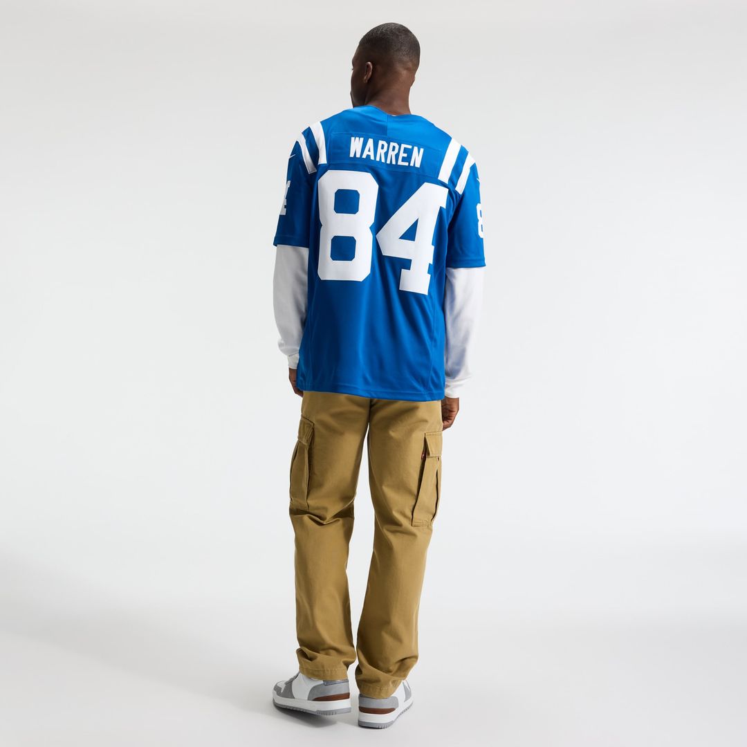 Indianapolis Colts Tyler Warren Nike White Vapor FUSE Stitched Limited Jersey