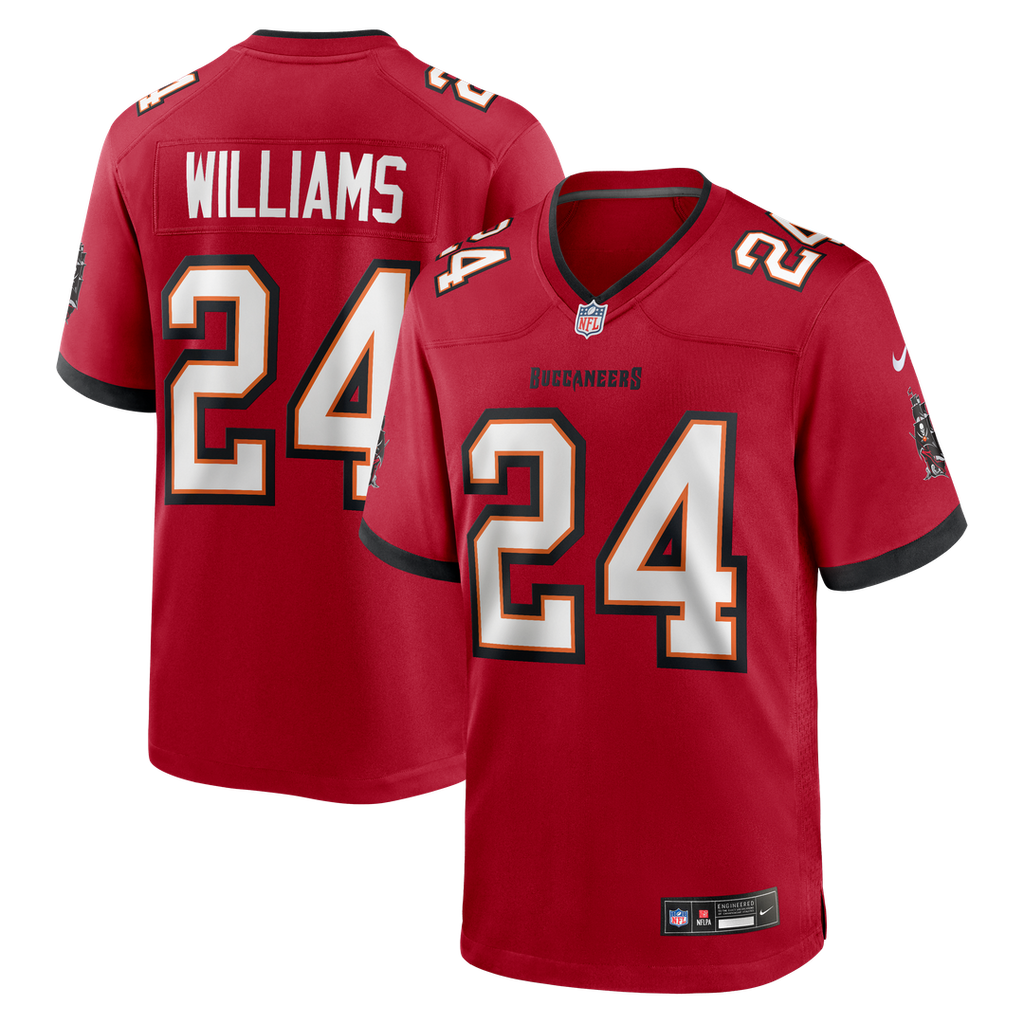 Tampa Bay Buccaneers Cadillac Williams Nike Red Retired Player Game Jersey