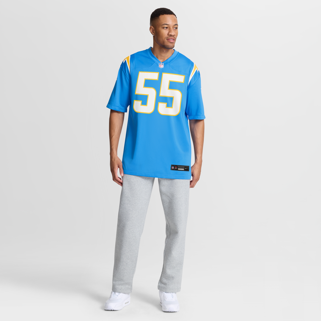 Los Angeles Chargers Junior Seau Nike Powder Blue Retired Player Game Jersey