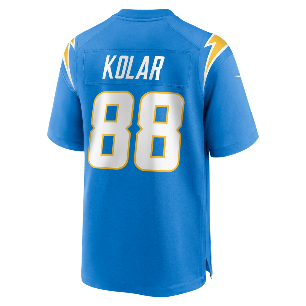 Los Angeles Chargers Charlie Kolar Nike Powder Blue Game Jersey