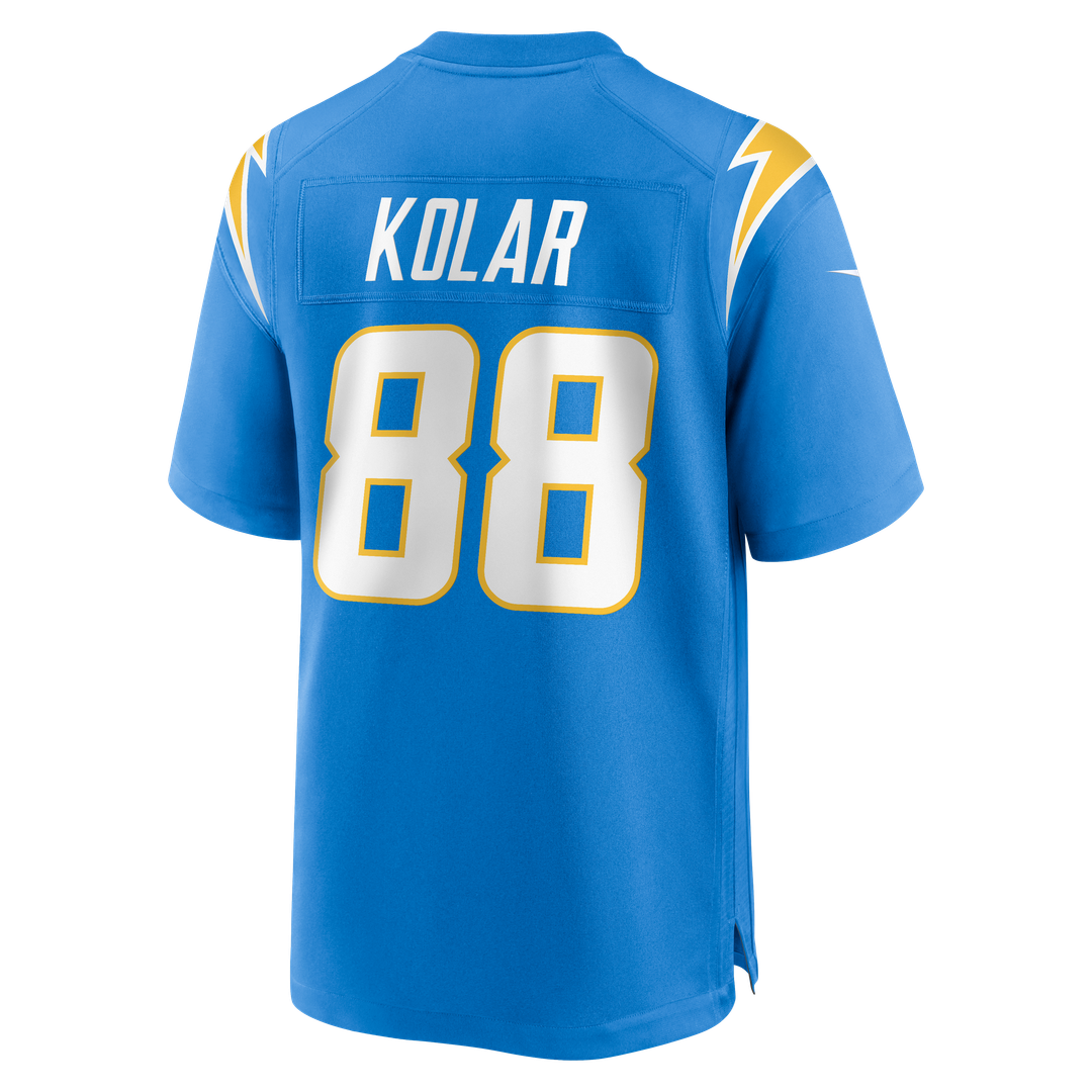 Los Angeles Chargers Charlie Kolar Nike Powder Blue Game Jersey