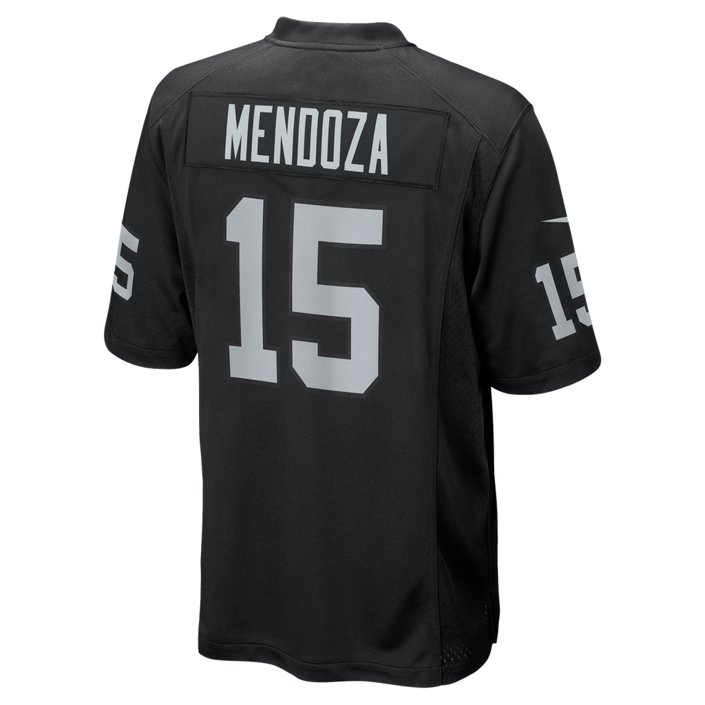 Las Vegas Raiders Fernando Mendoza Nike Black Game Jersey