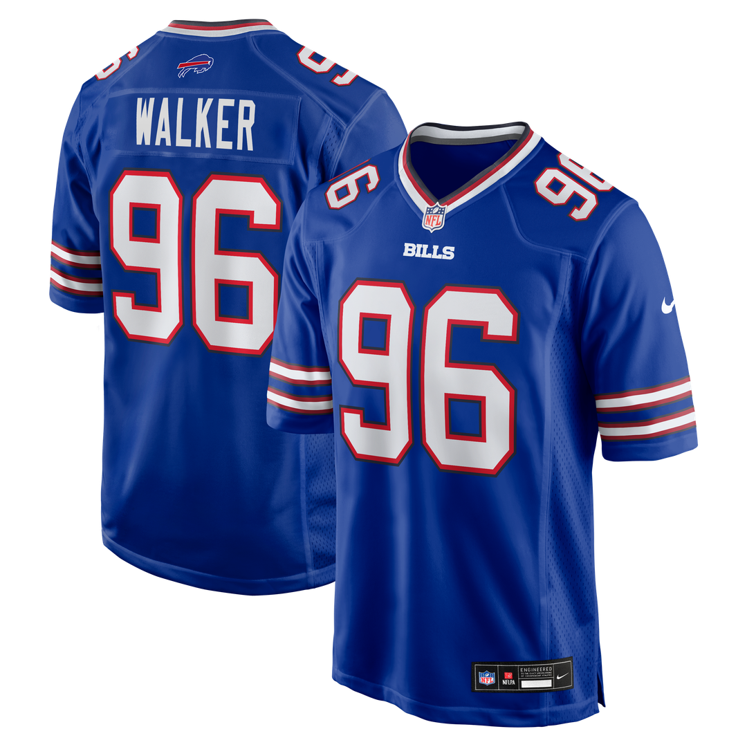 Buffalo Bills Deone Walker Nike Royal Game Jersey
