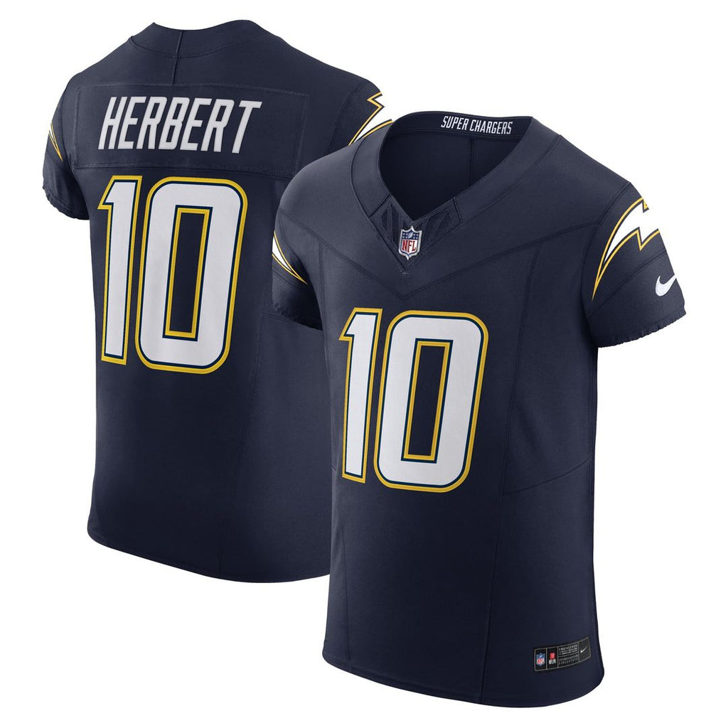 Los Angeles Chargers Justin Herbert Nike Navy Alternate Vapor FUSE Elite Jersey