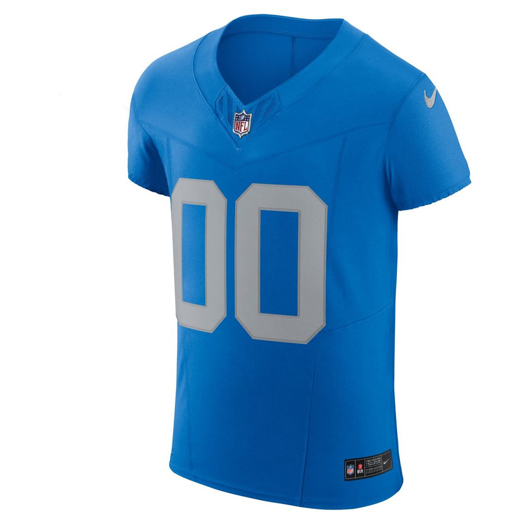 Detroit Lions Nike Blue Alternate Vapor FUSE Elite Custom Jersey