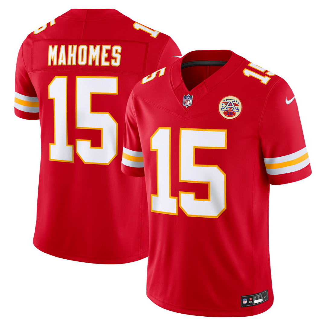 Kansas City Chiefs Patrick Mahomes Nike White Vapor FUSE Stitched Limited Jersey
