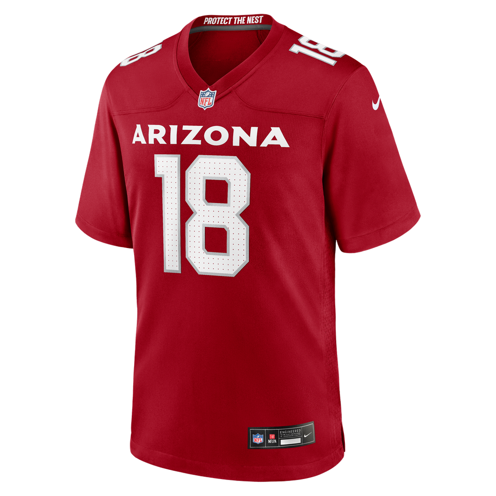 Arizona Cardinals Marvin Harrison Jr. Nike Cardinal Game Jersey