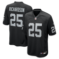 Las Vegas Raiders Decamerion Richardson Nike Black Game Jersey