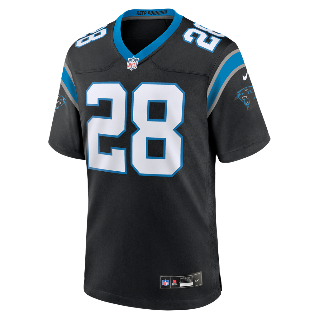 Carolina Panthers AJ Dillon Nike Black Game Jersey