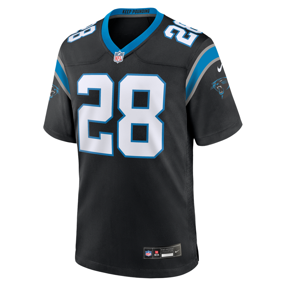 Carolina Panthers AJ Dillon Nike Black Game Jersey