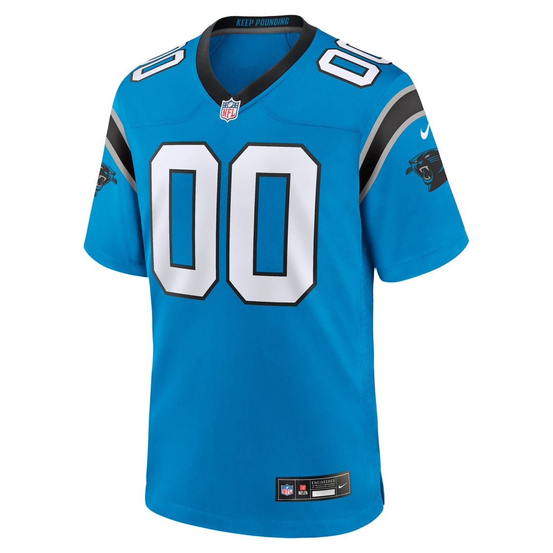 Carolina Panthers Nike Blue Alternate Custom Jersey