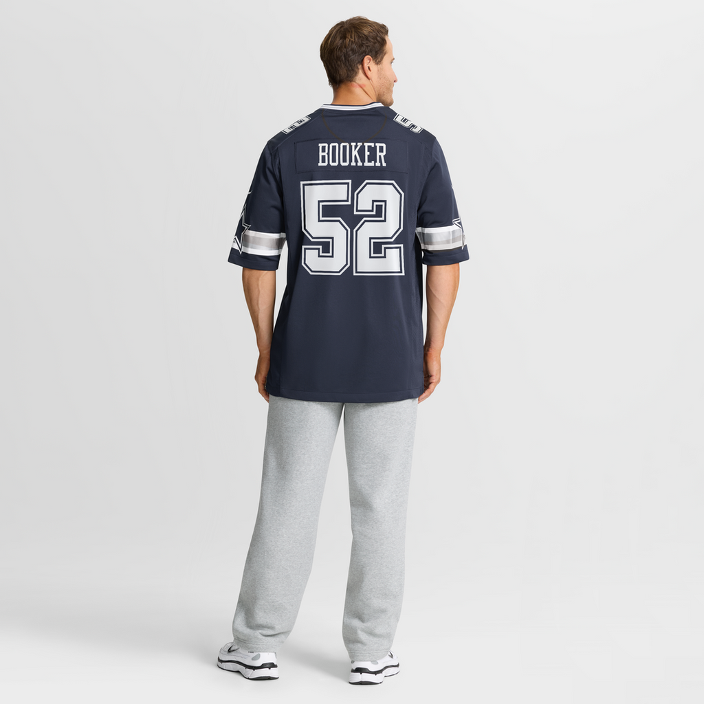 Dallas Cowboys Tyler Booker Nike Navy Game Jersey